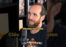 Enlace a Así nació la 'Cláusula Van Halen'