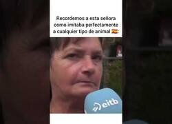 Enlace a Esta señora imita casi a la perfección cualquier tipo de animal