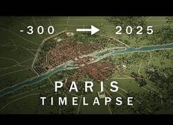 Enlace a Timelapse de la ciudad de París del 300 AC hasta la actualidad