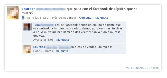 facebook,muerte