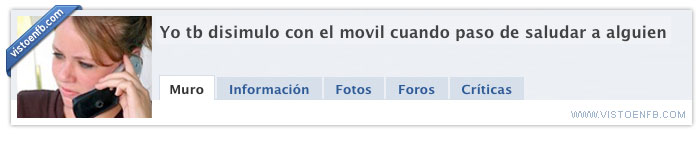 movil,disimular,hacerse el sueco,antipático