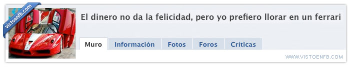 dinero,felicidad,ferrari,coche,avaricia,avaricioso,multimillonario,rico,pasta