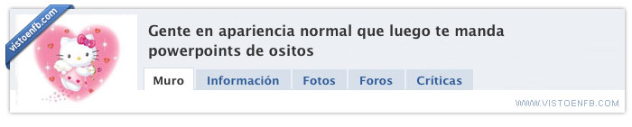 gente normal,powerpoints,ositos,hello kitty,horteras,chiflados,locos,inmaduros