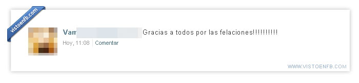 Agradecimientos,Faltas,Estados