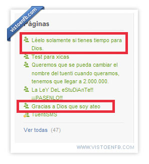 atea,creyente,indecisa,páginas,tonta