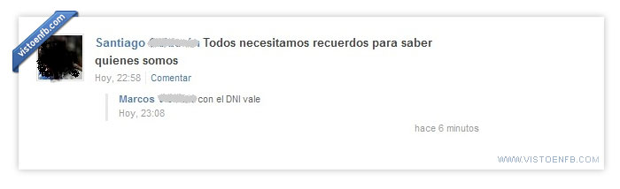 recuerdo,existencia,DNI