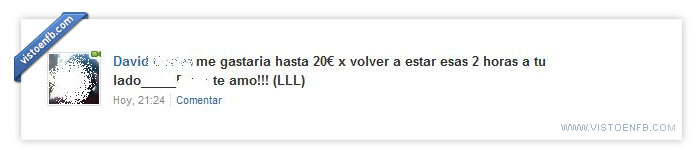 veinte euros,tacaño,roñoso,relación,falso,enamorado
