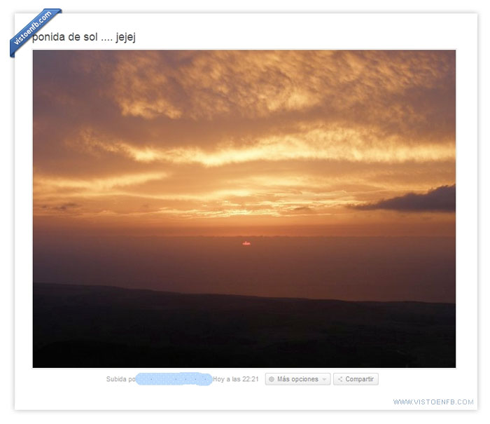 ignorancia,puesta de sol,ponida