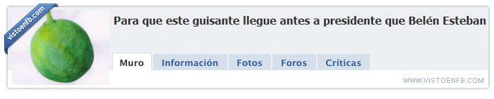 presidente,guisante,belen esteban,grupo,facebook