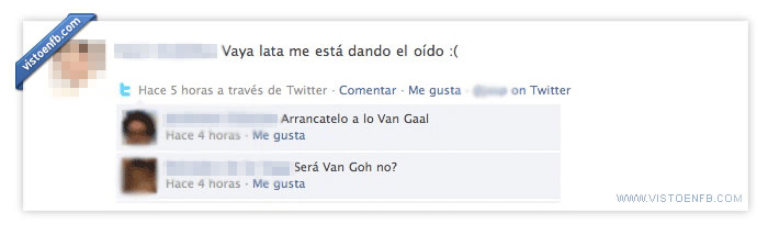 van gogh,oreja,van gaal,nuncanegatifo,facebook