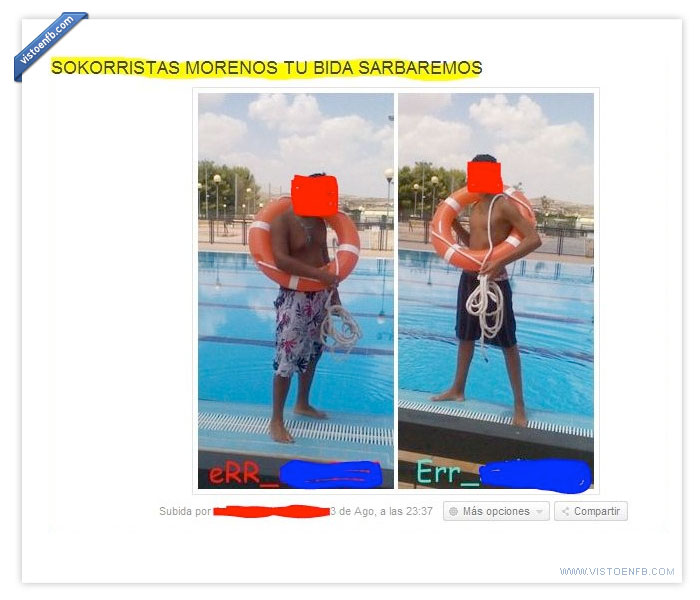 socorristas,salvavidas,morenos,ignorancia