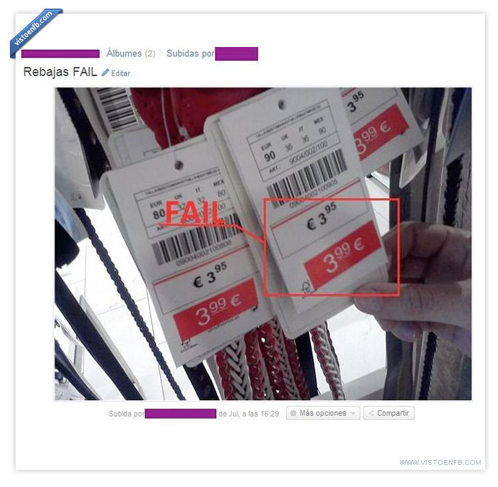 Rebajas,Fail