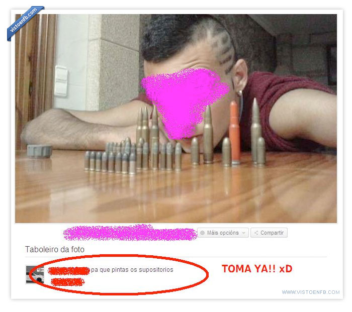 supositorio,chulo,cani,bala,bacala