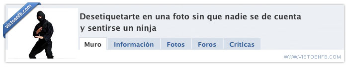 ninja,desetiquetar,foto,facebook