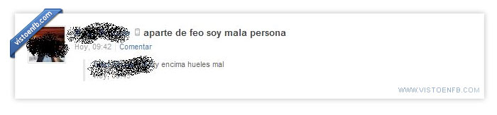 persona,mala,mal,hueles,feo