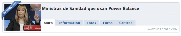Sanidad,Power Balance,Politica,Ministra,Humor,Gobierno
