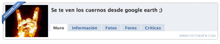 cuernos,google earth