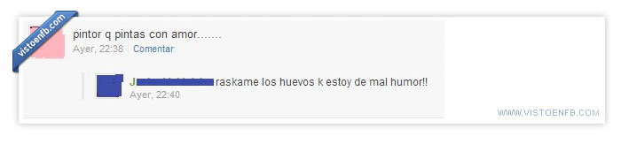 rascar,pintor,huevos,amor