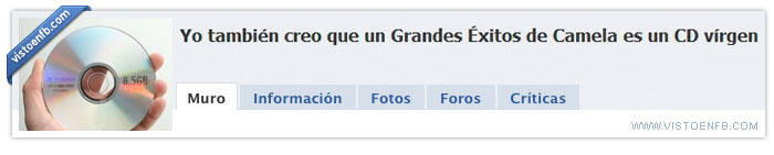 Verbatim,CD virgen,Camela