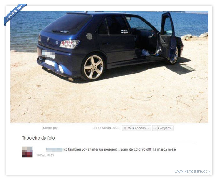 peugeot,confusión,coche