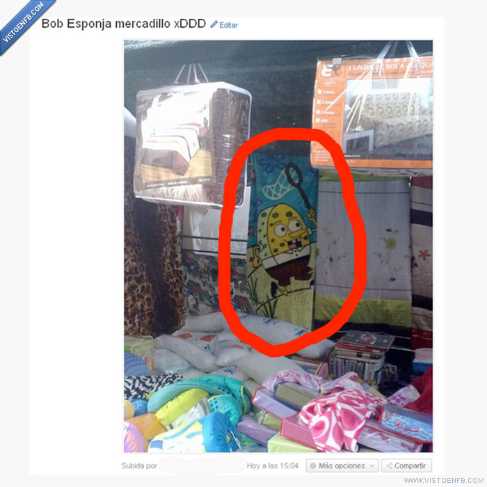 toballa,toalla,mercadillo,bob esponja