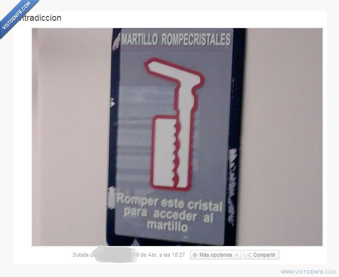 cristal,contradiccion,cartel