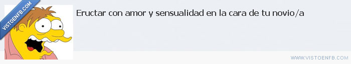 sensualidad,pareja,eructar,asco,amor