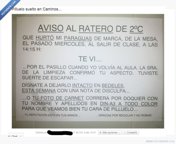 upv,ratero,paraguas,ladron,caminos