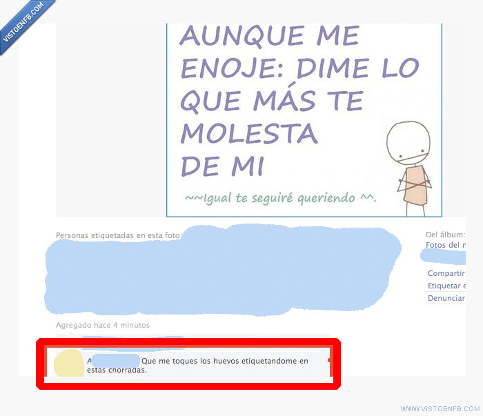 molestar,etiquetar