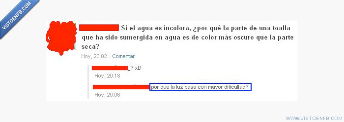 toalla,pregunta,existencial,agua