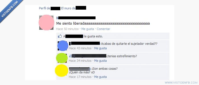 sujetador,liberada,estreñimiento