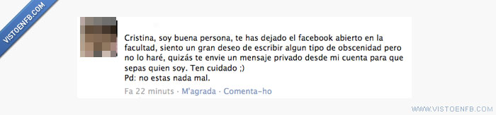 mensaje,facultad,facebook,acosador,abierto