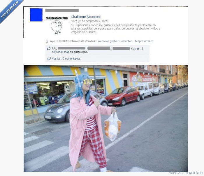 zapatillas,reto,pijama,challenge accepted,challenge,bucear