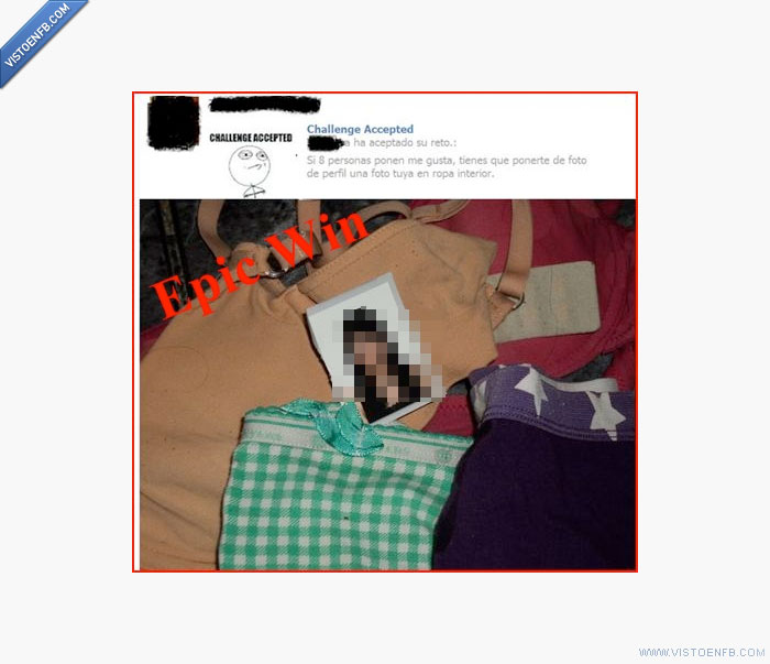 ropa interior,foto,challenge accepted,win