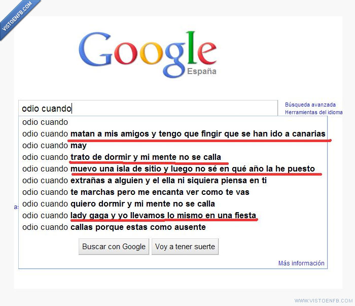 tonterias,odiar,locuras,google