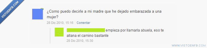 llamarla,embarazada,abuela