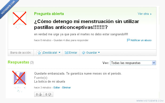 regla,menstruación,embarazo,embarazada,detener,yahoo respuestas