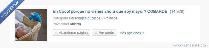 Que viene el coco,El Coco,Cobarde
