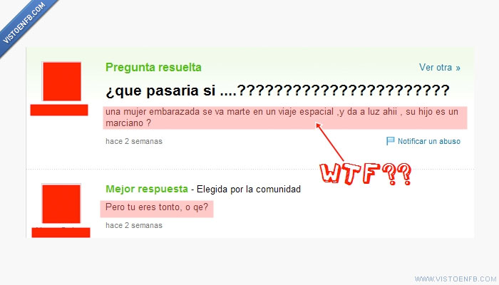 tontería,marciano,yahoo respuestas