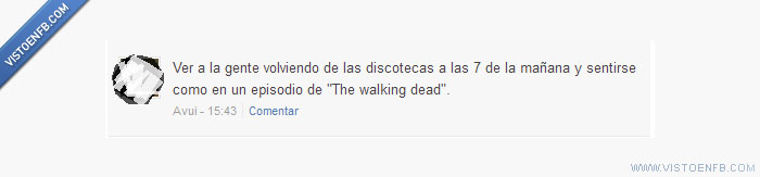 Zombies,the walking dead,discotecas