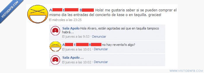 entradas,sala conciertos,reventa