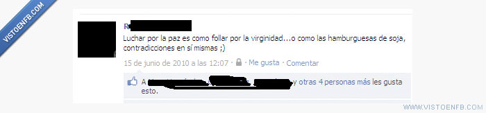 virginidad,soja,paz,lucha,hamburguesa