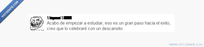 twitter,troll,exito,examenes,estudiar