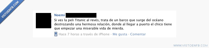 titanic,revés,película