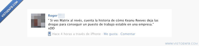 película al revés,matrix,keanu reaves