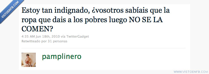 twitter,ropa,pobres,comer