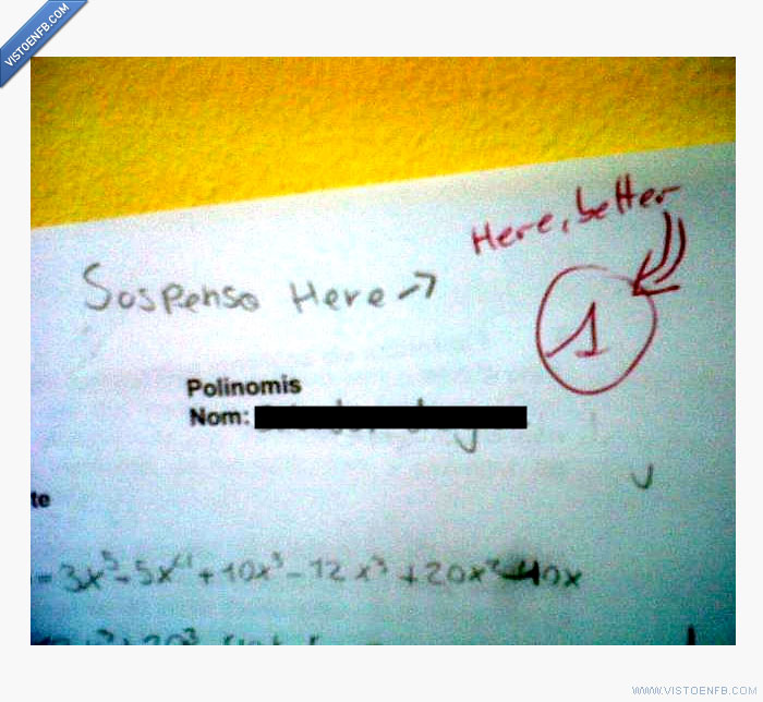 vacilada,suspenso,matemáticas,examen