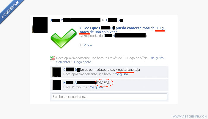 vegetariano,fail,Epic