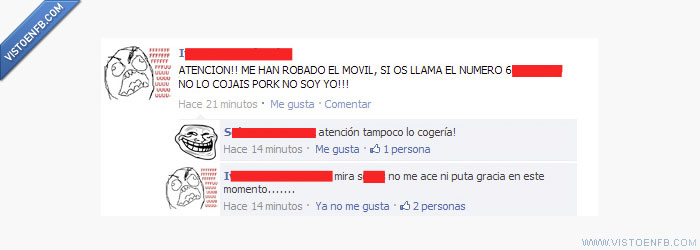 troll,telefono,owned