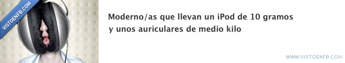 modernos,ipod,auriculares